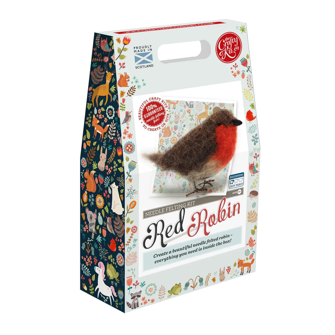 Robin needle felting kit